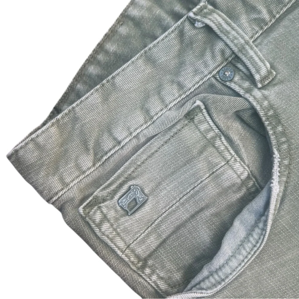 Scotch & Soda Ralston Jeans Men 36x34 Vintage‎ Faded Gray Green Slim Denim